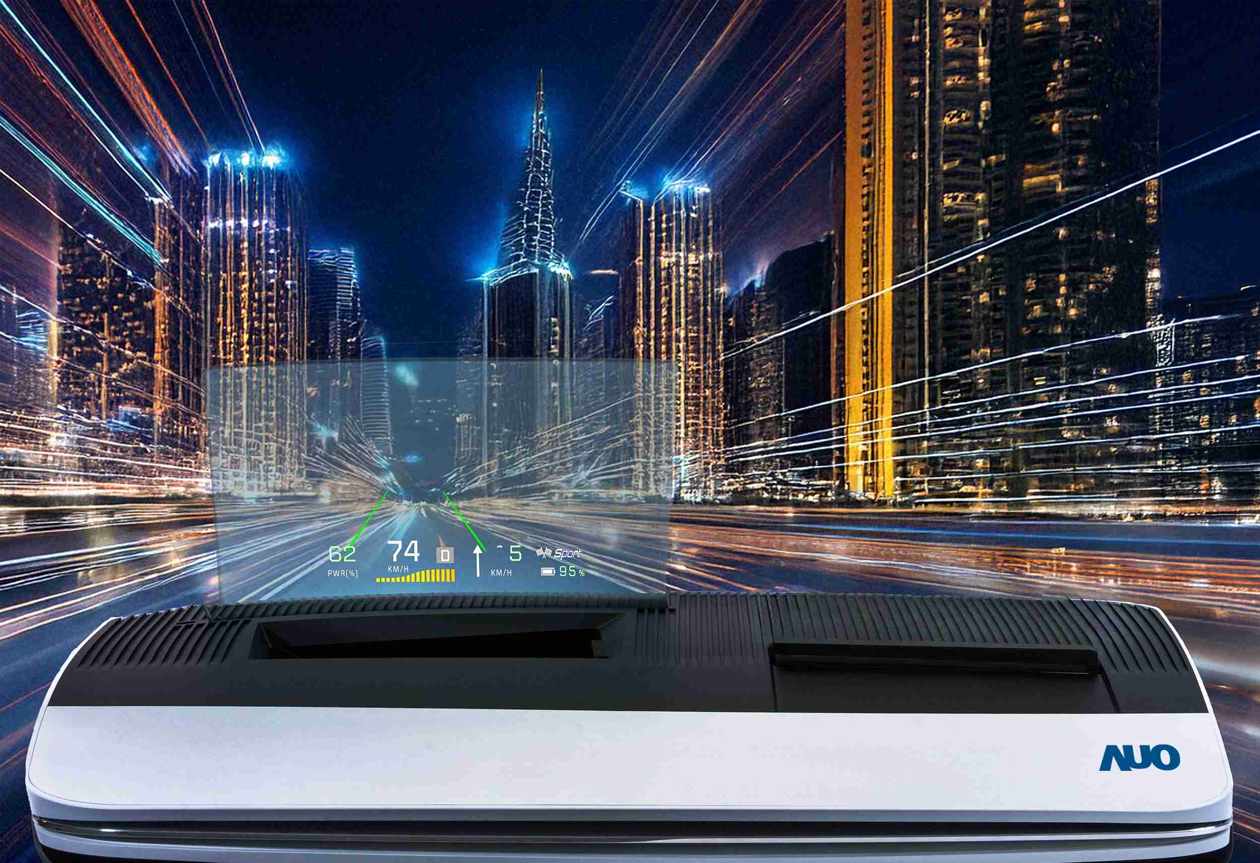 彩霸王推出13吋Micro LED抬头显示器，，，，提供高入眼亮度、、、高色彩饱和度的显示质量，，，，在阳光下或黑暗中都清晰可见，，并利用Micro LED模块体积小的优势，，解决车用空间有限的痛点